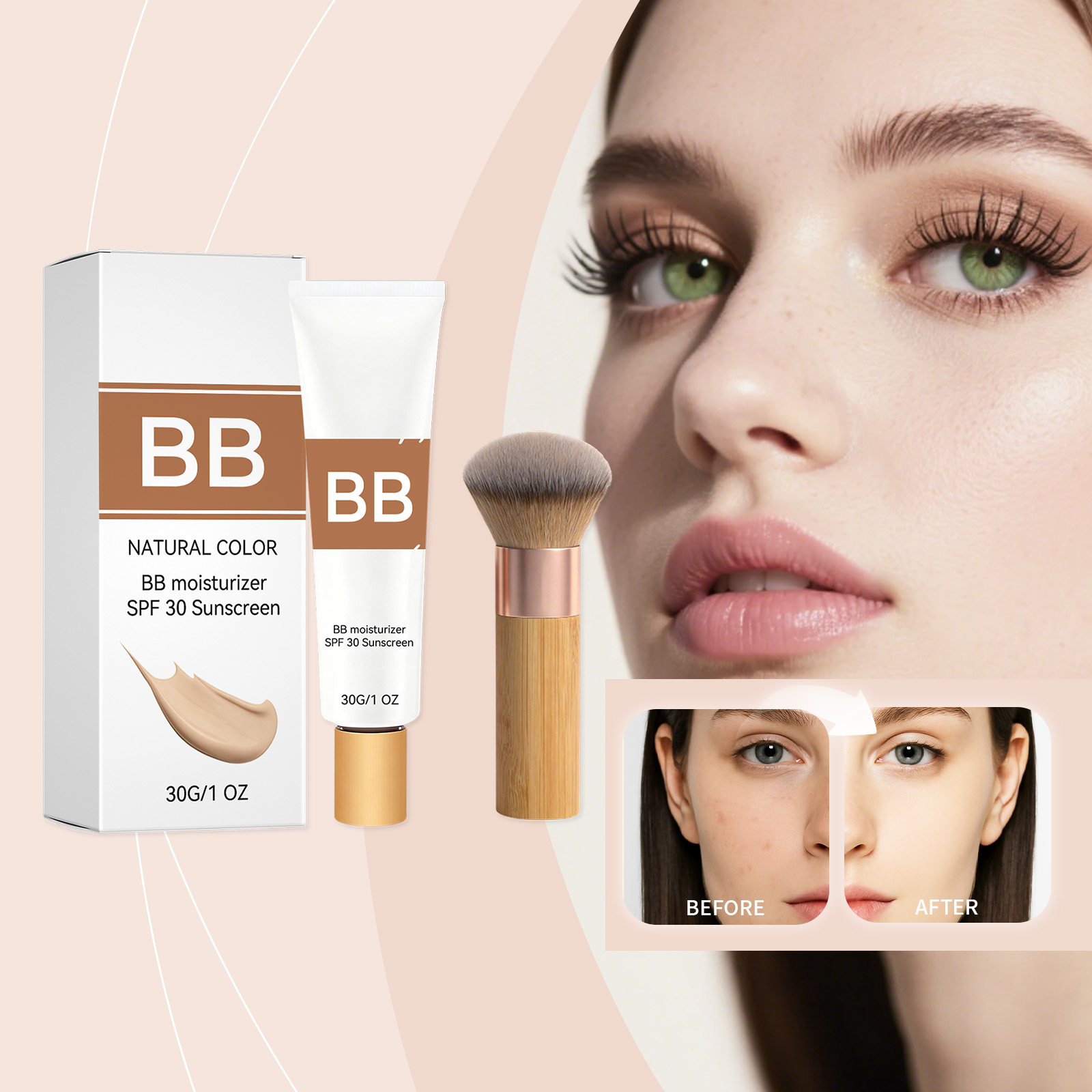 Beauty Makeup Artist - كريم BB مرطب ملون بعامل حماية