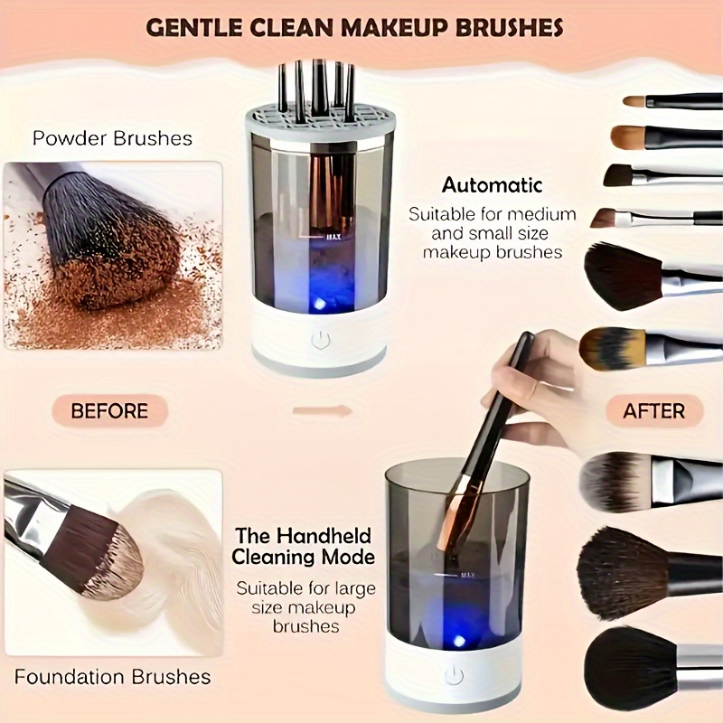 منظف فرش المكياج الكهربائي الأ - مراجعة Beauty Makeup Products وسعره