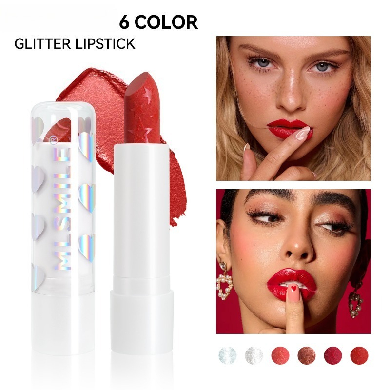 أحمر شفاه لامع مرصع بالنجوم يد - مراجعة Beauty Makeup Store وسعره