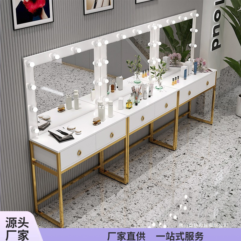 طاولة تجميل استوديو مع مرآة وم - مراجعة Beauty Makeup Studio وسعره