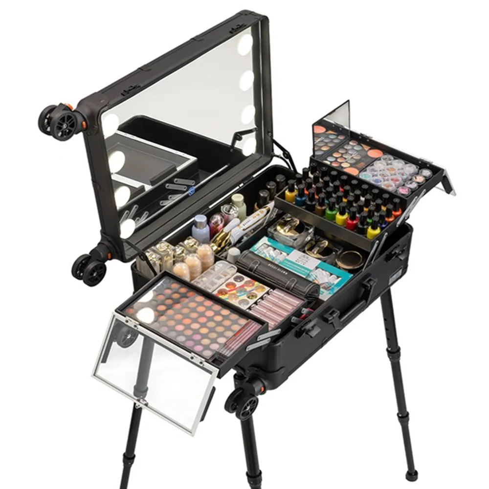 حقيبة مكياج احترافية متنقلة بإ - مراجعة Beauty Makeup Studio وسعره